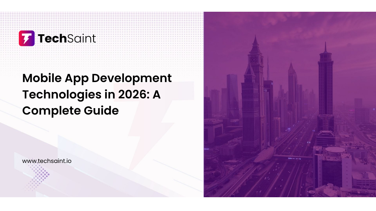 Mobile app development technologies illustration 2026